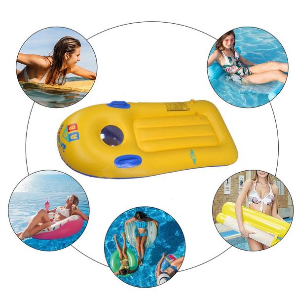 

inflatable floats & tubes water hammock pool air mattress recliner bed floating lounge chair kids surfboard for summer swimming