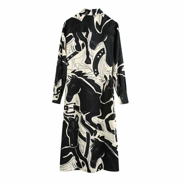 

sf1009-2846-women's printed dresses casual drs 0825404071, Black;gray