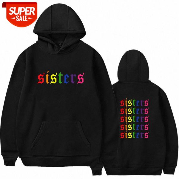 

sweater beauty blogger james charles loose men's and women's hooded #ht00, Black