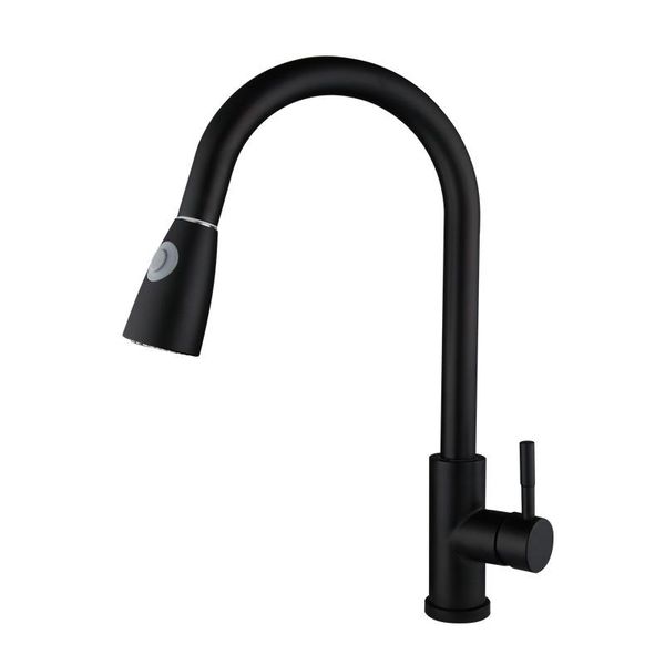 

kitchen faucet stainless steel black pull-out and cold paint retractable vegetable basin bathroom sink faucets