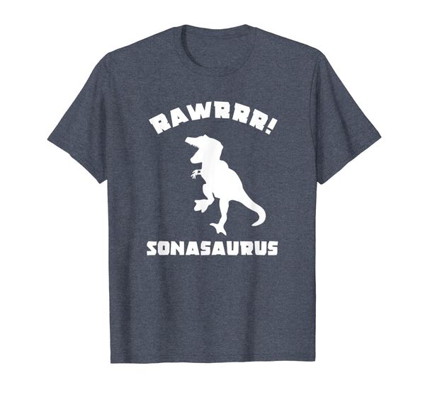 

sonasaurus rawrrr t shirt dinosaur son gift, White;black