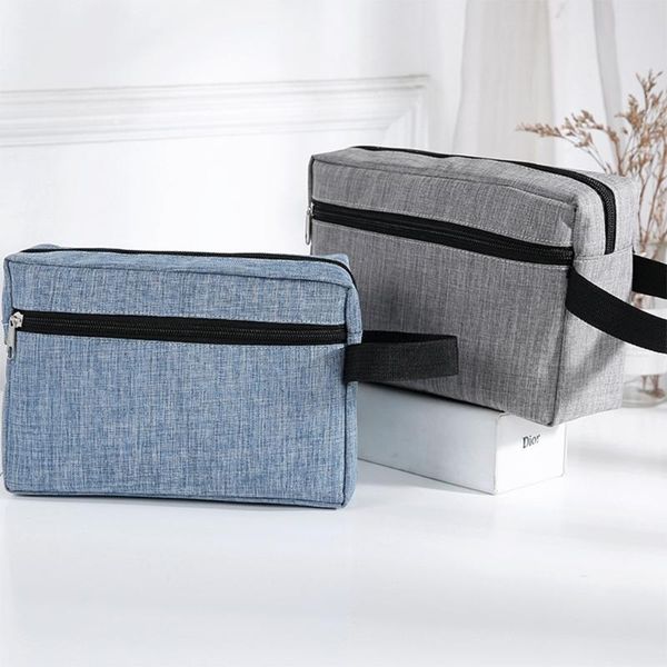 

cosmetic bags & cases travel waterproof oxford toiletry wash storage hand bag women men large shaving case portable shower organizer