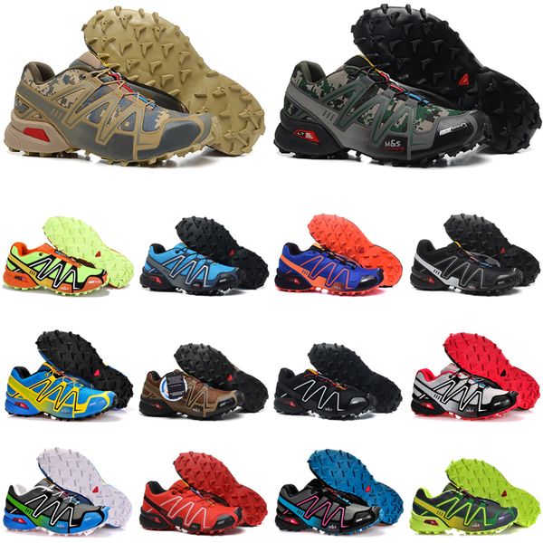 

speed cross 3 outdoor mens running shoes speedcross runner jogging iii black green red blue men trainers sports sneakers chaussures zapatos