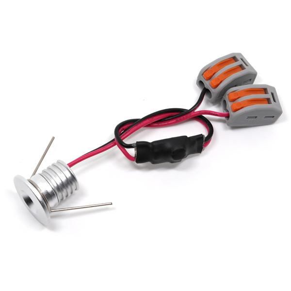 

super small 1w cabinet led light ac110v 220v home kitchen decoration mini recessed spot lamps hole d15mm 5-year warranty