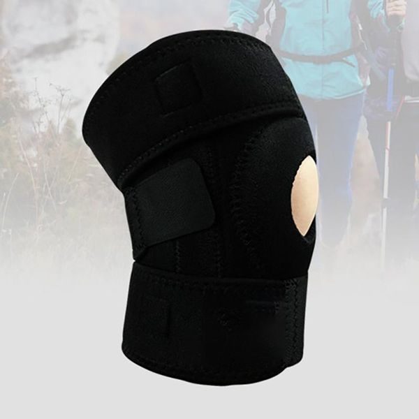 

elbow & knee pads breathable leg protective belt protector for runnning sleeve wrap dual springs support fitness sportswear accessories, Black;gray