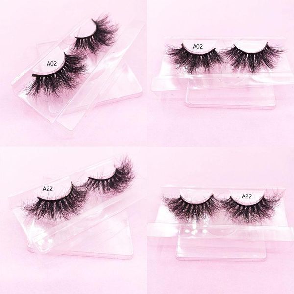 

22-25mm fluffy mink eyelashes 3d extra long hair lashes false real siberian vendor1