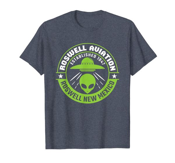 

Roswell Aviation Established 1947 - Roswell Alien T-Shirt, Mainly pictures