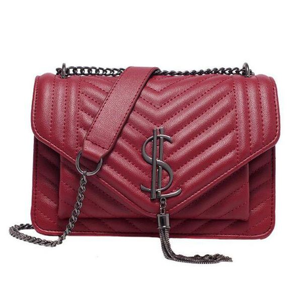

evening bags brand designer female bag summer chain small square fashion shoulder flip woman's messenger handbag crossbody