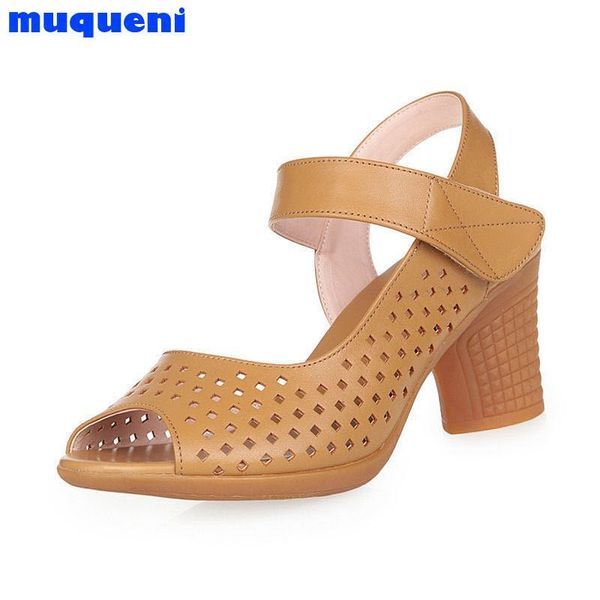 

dress shoes women's summer pu platform high heels sandals 2021 open toe thick waterproof strap fish mouth footwear, Black