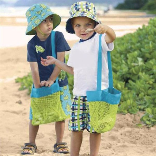 

gift wrap 50pcs /lot wholesale children mesh shell bag summer beach seashell tote shells receive practical storage