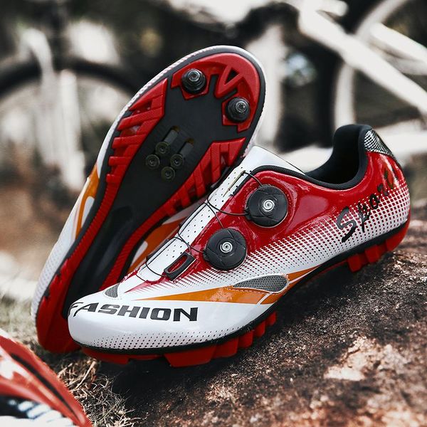 

cycling footwear mtb shoes carbon fiber self-locking ultralight breathable wear non-slip professional bicycle racing szie36-47, Black