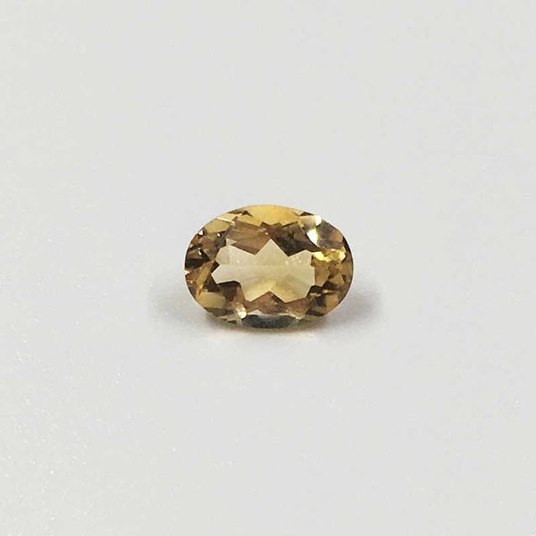5 mm * 7 mm natürlicher Citrin-Lose-Edelstein, beste Qualität, ovaler Citrin-Lose-Stein für Juweliergeschäft H1015