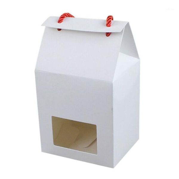 

storage bottles & jars small portable window kraft paper box gift snack packaging professional