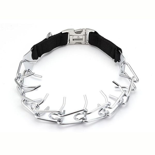

d-type training dog chain silver iron personalized collar walking necklace pinch collars for large dogs martingale & leashes