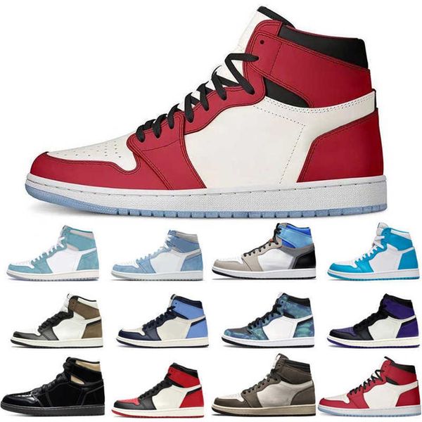 

1s 1 new arrive basketball shoes man woman prototype turbo green hyper royal dark mocha crimson tint pink glaze chicago cactus jack blacka32