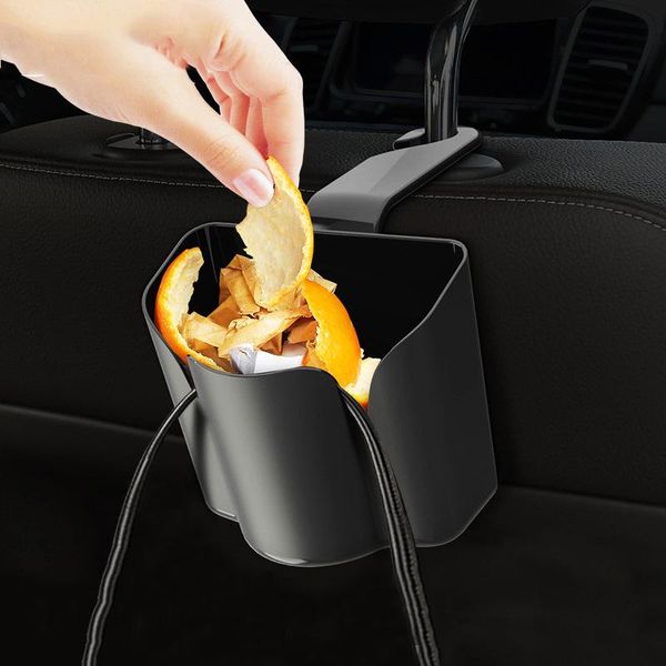 

car organizer seat back bag multi-use hanging box phone drink garbage storage container auto interior sundries accessories
