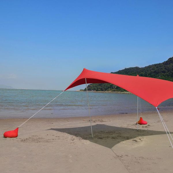 

tents and shelters beach tent sunshade awning uv outdoor camping family umbrella light travel