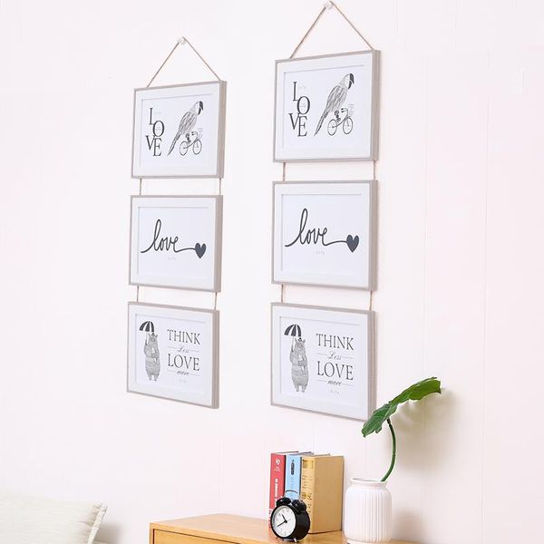 

frames po for picture wall art living room white wooden cute frame home decoration bedroom decor birthday gifts
