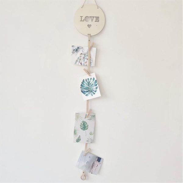 

wooden hairbow holder po hairpin storage for gilr bedroom wall decorations hair clip organizer love wood board hangings decorative objects &