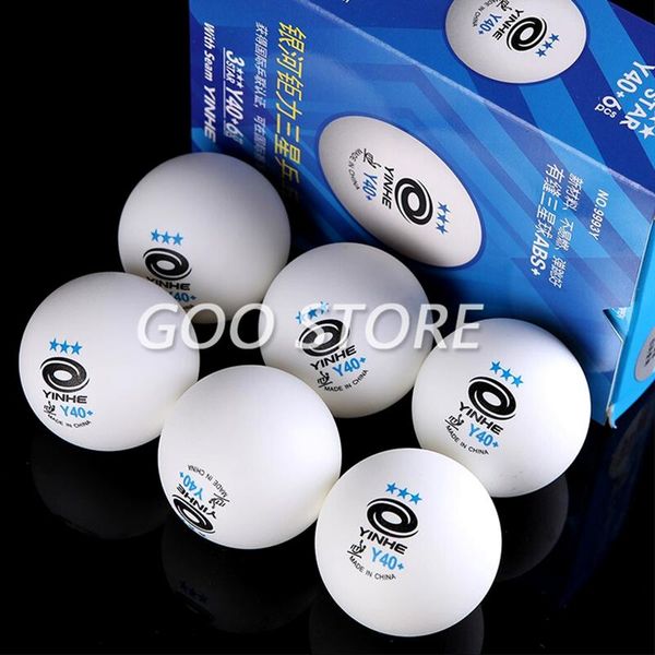 

3-star y40+ table tennis balls (3 star, material seamed abs balls) plastic poly pong