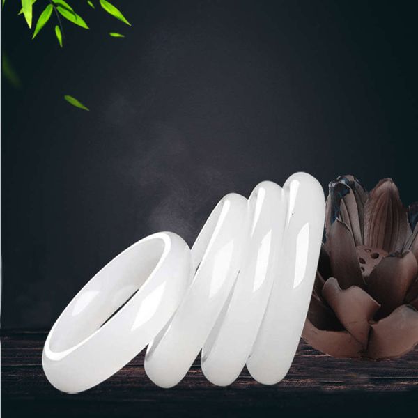 

hand catenary natural afghan white jade bracelet certificate women's gift jewelry store presents live broadcast, Golden;silver