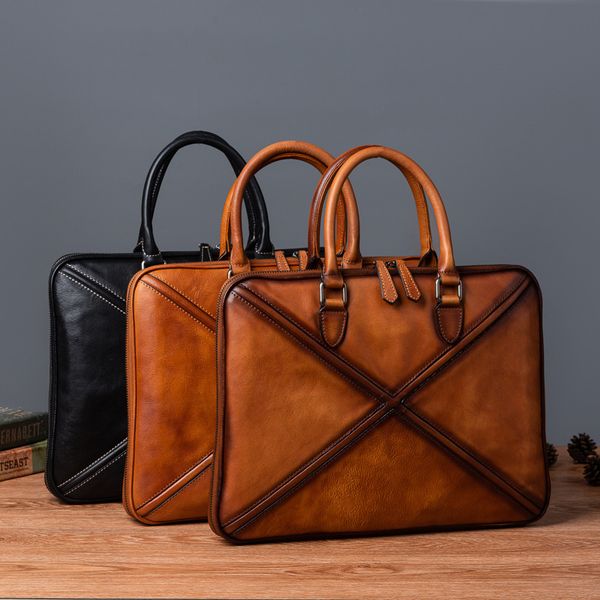 

briefcase 2021 product layer tree height vegetable tanned leather leisure 23