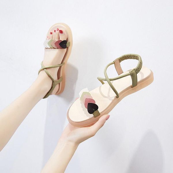 

sandals 2021 flats women summer beach sandalias for flip flops soft breathable ladies female open toe casual shoes, Black