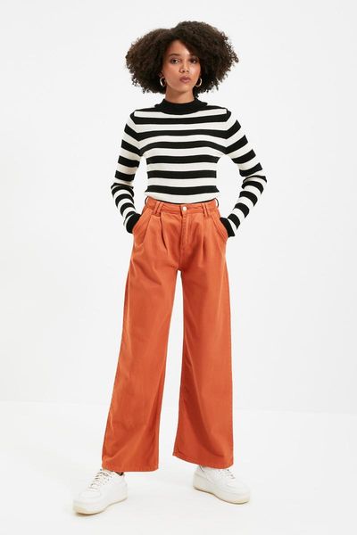 

women's jeans trendyol wide leg twoaw22je0703, Blue