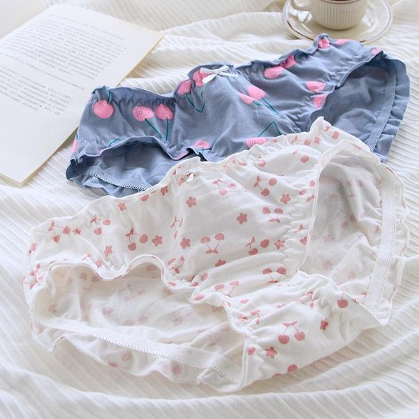 

girls underwear 4pc/lot panties middle waist briefs young girl strawberry teenagers pants children students, Camo