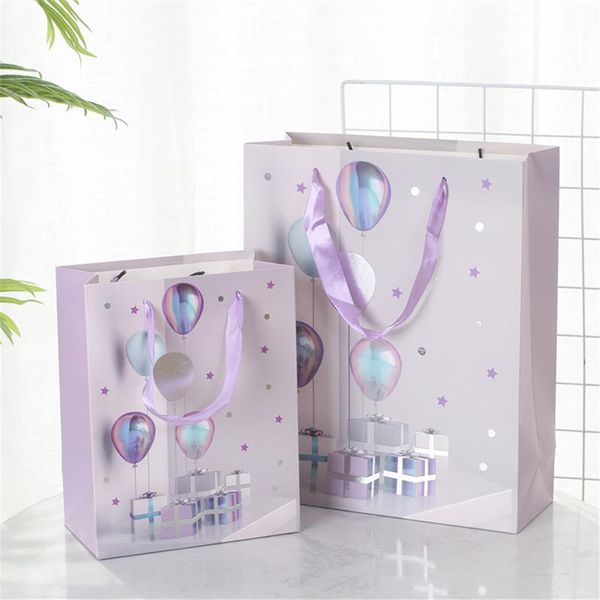 

gift wrap 12pcs/set bags packaging bag with hand shopping for wedding party