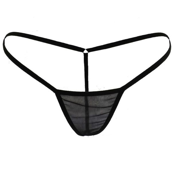 

women's panties lingerie femme underwear women ropa interior femenina tanga thong solid color netting transparent string traceless, Black;pink