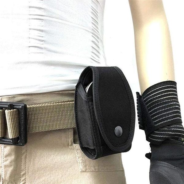 

stuff sacks outdoor tactical belt bag handcuffs case nylon pouch waist pockets accessories