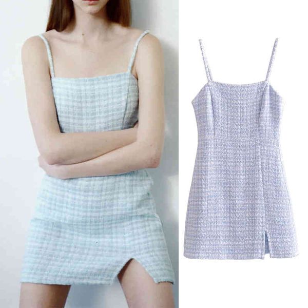 

casual dresses 2021 spring summer fashion women solid color texture print sling mini dress party waist slim camisole y090, Black;gray