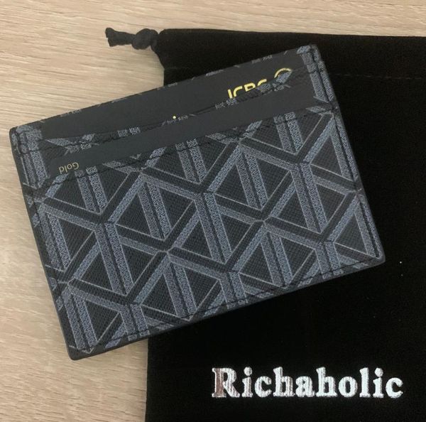 

card holders richaholic luxury holder credit id small purse genuine leather yy fashion pattern for women man drop, Brown;gray