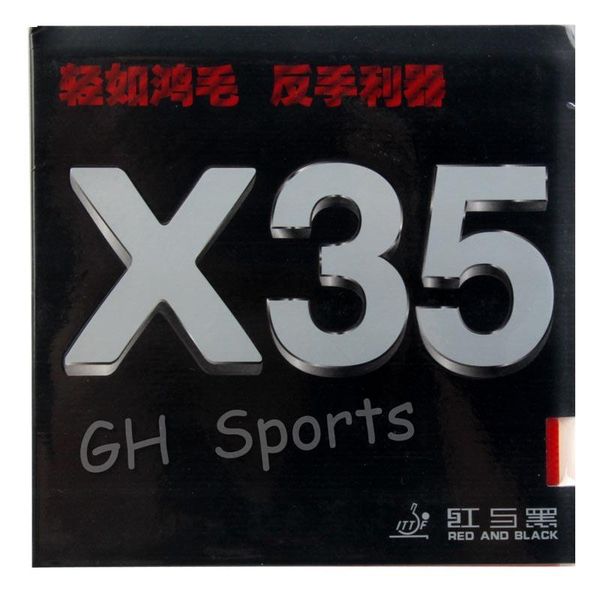 

table tennis raquets sunflex x35 (super light, for backhand) rubber pong sponge