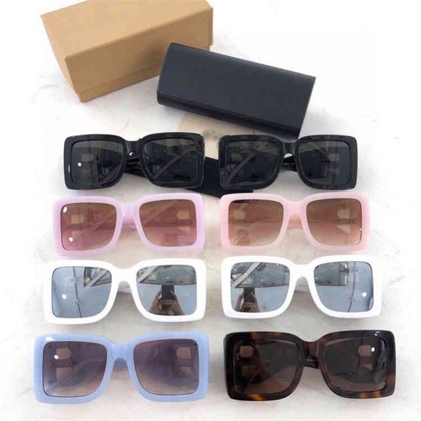 

2022 factory wholesale personality letter big box women's net red street p same men's b4312, White;black