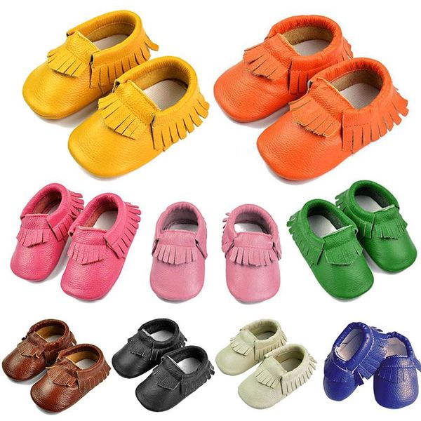 

first walkers cute baby moccasin born prewalkers shoes walker soft bottom non-slip pu leather tassel toddler boot 88 m09