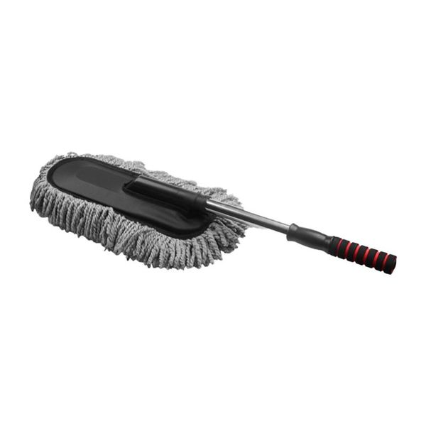 

car sponge long handle tools portable paint care extendable duster wash mop ash scratch auto sweeping detailing cleaning brush