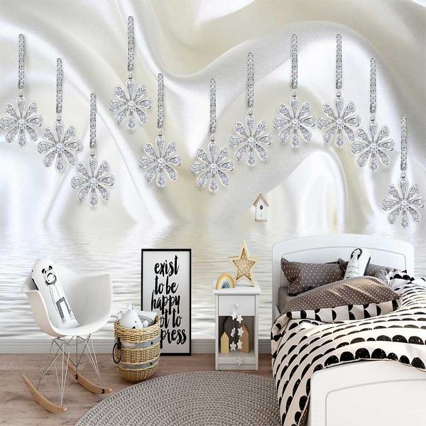 

wallpapers milofi 3d custom wallpaper crystal pendant
