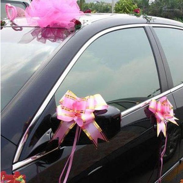 

party decoration 10 pcs gift wrap pull bows flower present package wedding birthday decor nw1