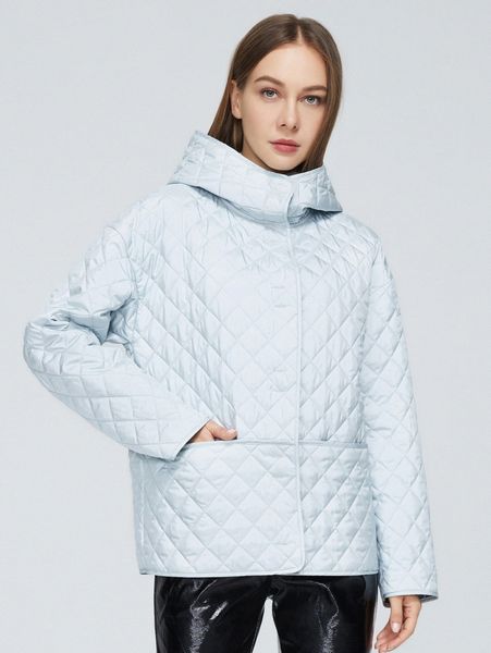 

ziai solid hooded padded coat o6hc#, Black