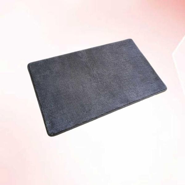 

carpets 1pc doormat color non-slip bath rug water absorbent mat for bathroom entry (dark grey)