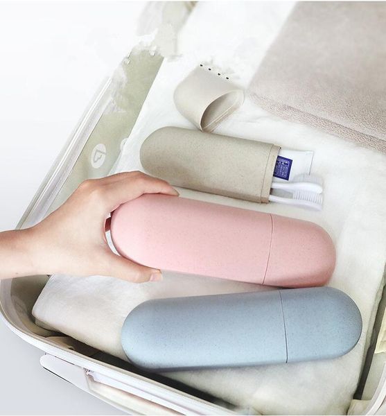 

storage bottles & jars 1pc portable bathroom organizer toothbrush toothpaste holder travel hiking camping toothrush cap case protect cute bo