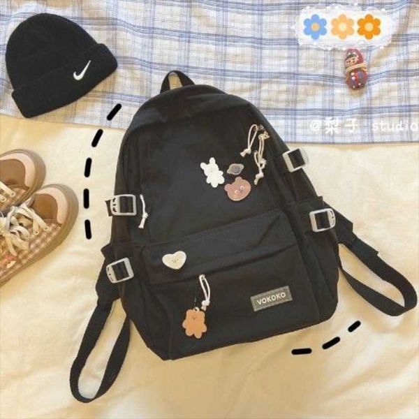 

kawaii backpack women school bags for students backbag travel daypacks female leisure pink lovely kids