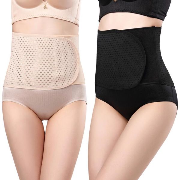 

women's shapers abdominal belt female postpartum strengthening waist shaping underwear bondage, Black;white