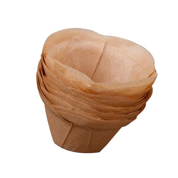 

other festive & party supplies 50 pcs 50mm cupcake wrappers baking cups lotus shape liners muffin cake cup for favors (golden)