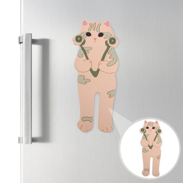 

cartoon fridge sticker self-adhesive hook flexible magnetic hanging magnets