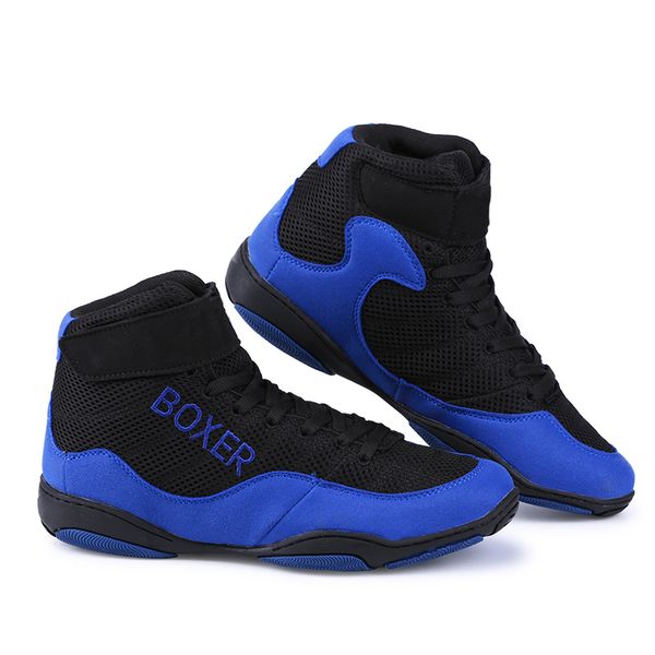 

wrestling shoes men professional boxing shoes fighting weightlifts breathing antislip training laeken athletic sneakers 0902