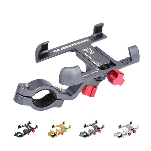 

car & truck racks promend bike phone holder aluminum alloy 360 rotatable adjustable motorcycle mount mtb mobile stand bicycle accessories