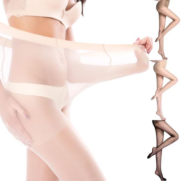 

ladies 1pc comfortable stockings upgraded super elastic anti-hook wire large size skinny leg silk pantyhose socks & hosiery, Black;white